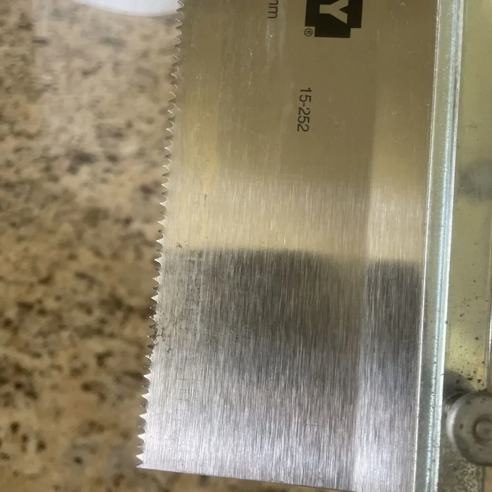 VNTG Stanley Off-Set Wood Handle for Flush Cut 10” Reversing Backsaw # 15-252 - Picture 11 of 12
